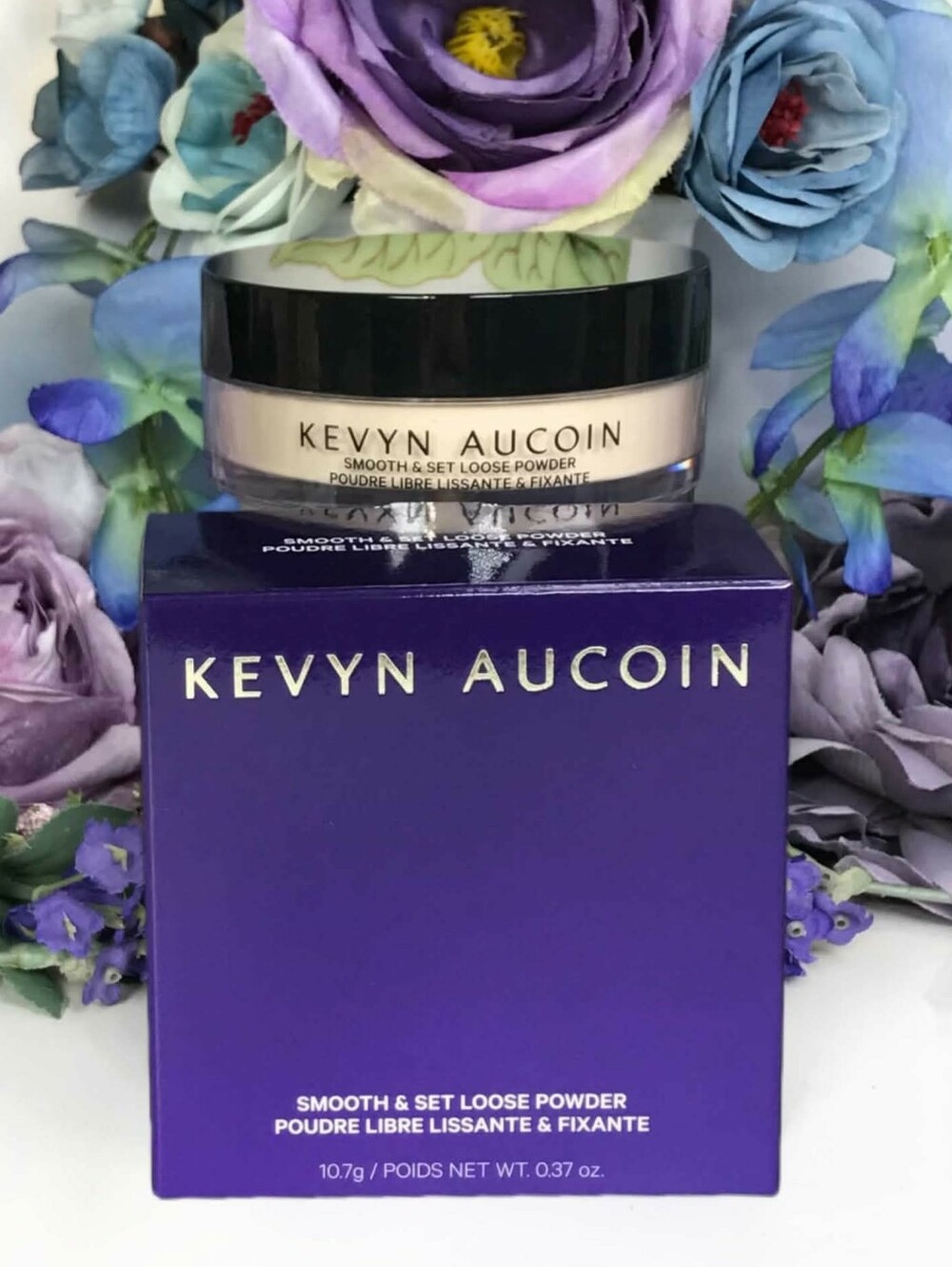 Kevyn Aucoin Smooth & Set Loose Translucent Powder + Powder Brush 10.7g *BNIB